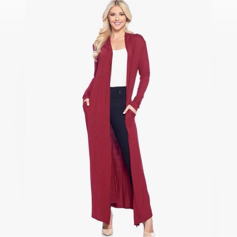Elegant Red Trench Coat for Women